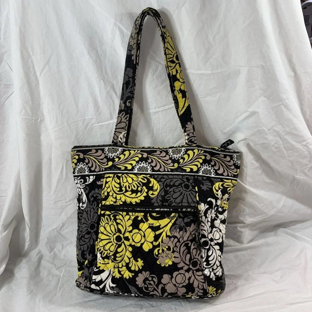 Vera Bradley Baroque Pattern Floral Paisley Large Carry On Shoulder Tote 2010